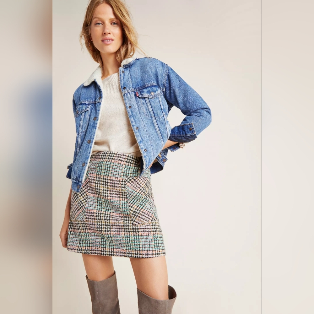 Anthropologie Maeve multicolor mini